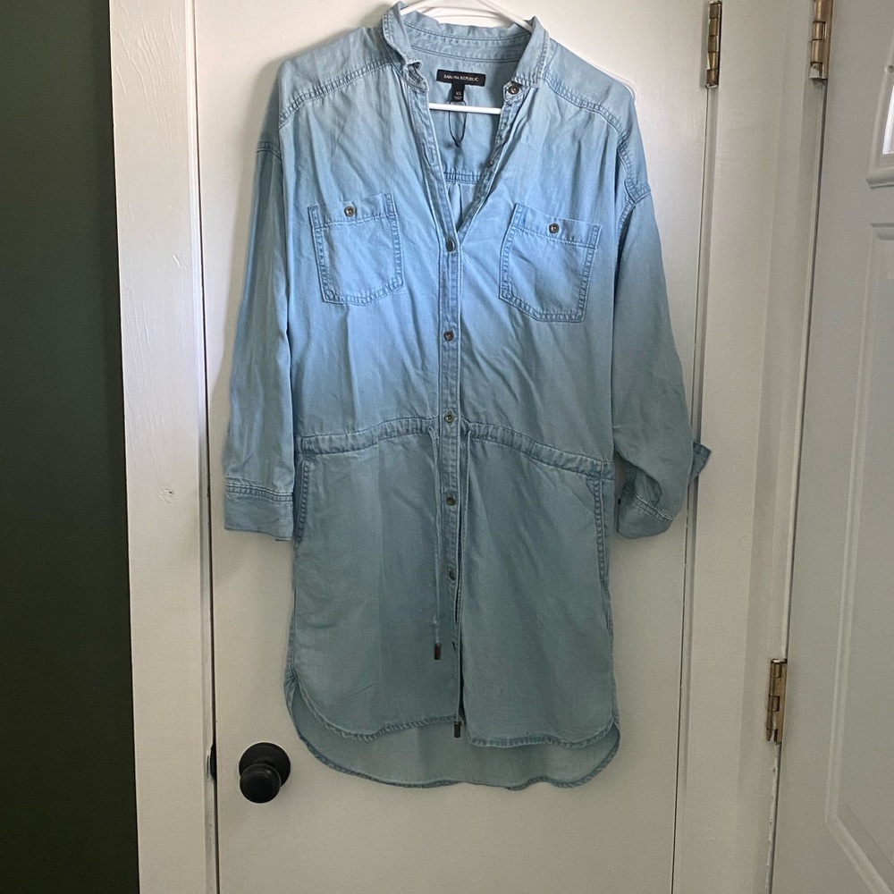 Banana Republic denim shirt dress